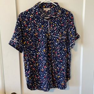 💜 heart pajamas NWOT from Loft